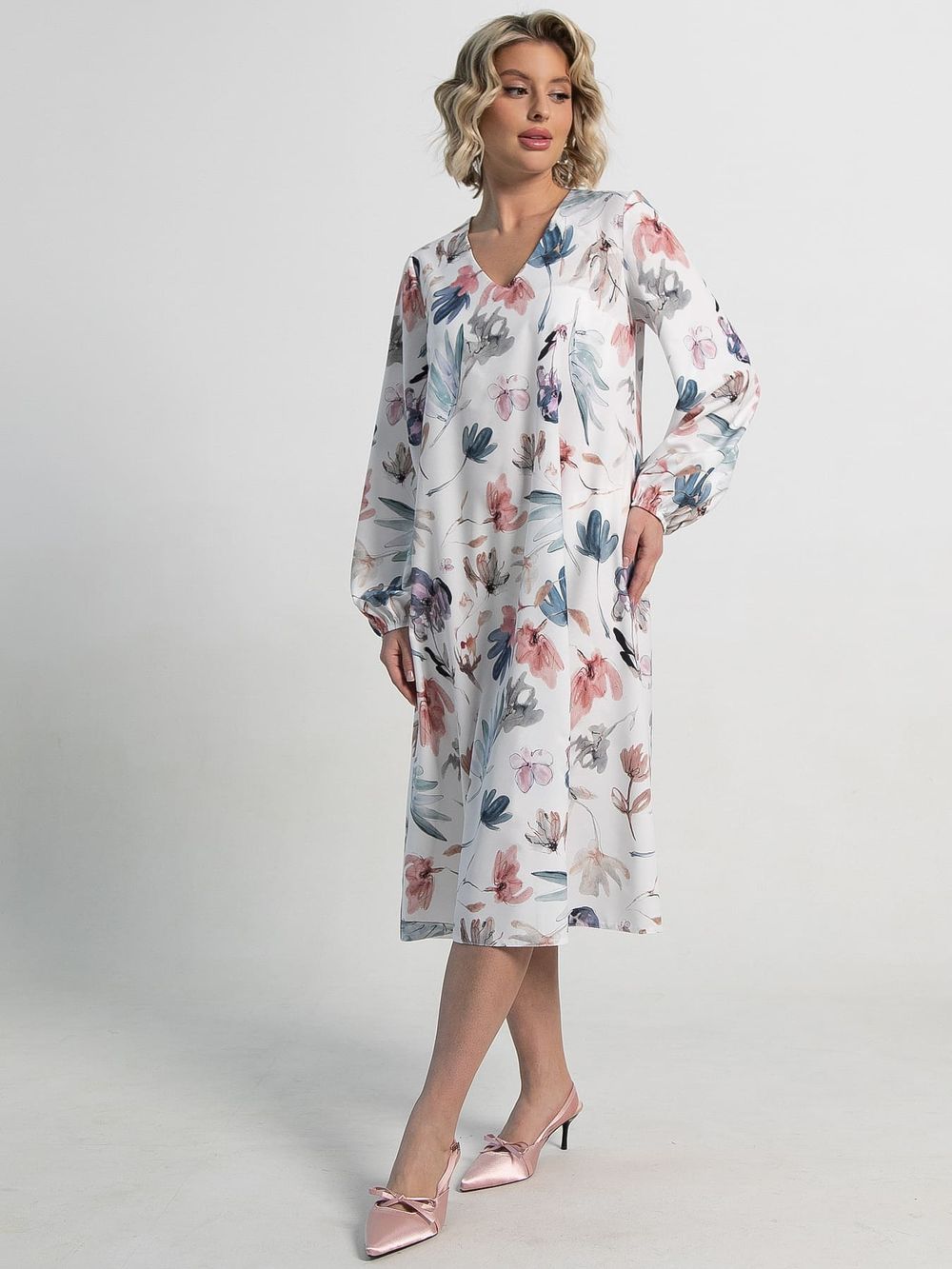 Платье Надежда (белое) П15105-19М LT Collection