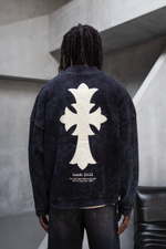 Свитшот оверсайз с нашивкой