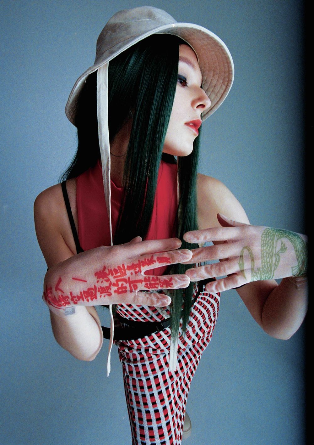 Перчатки Two Nude dragon бежевые