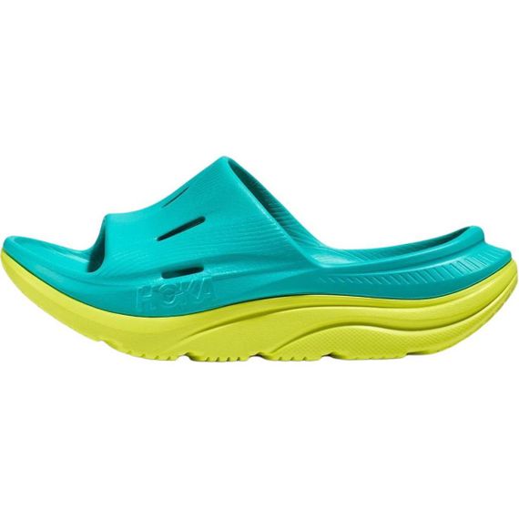 Hoka One One Ora Recovery Slide 3 'Blue Yellow'