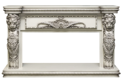 Каминокомплект Windsor 42 - Слоновая кость с темной патиной с очагом Vision 42 LED