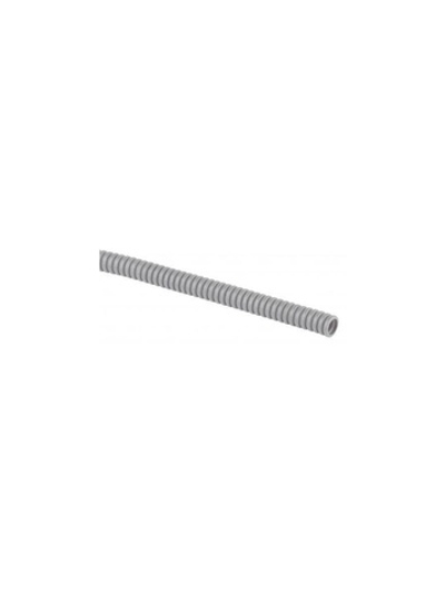 Труба гофрированная ПВХ легкая d25мм с протяжкой сер. (уп.50м) Эра Б0020113