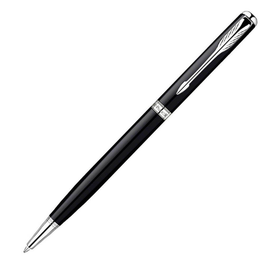Шариковая ручка Parker Sonnet Slim K430 ESSENTIAL LaqBlack CT Mblack (S0808840)