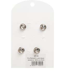 MR- 99 Н-р брошей с цанговым зажимом бабочка «Флора и фауна» Mark Rita