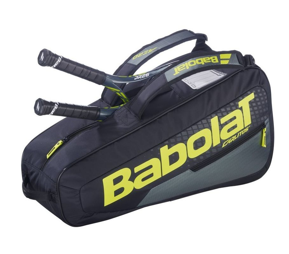 Сумка теннисная Babolat Carlitos Junior Сумка - black/yellow/dark forest