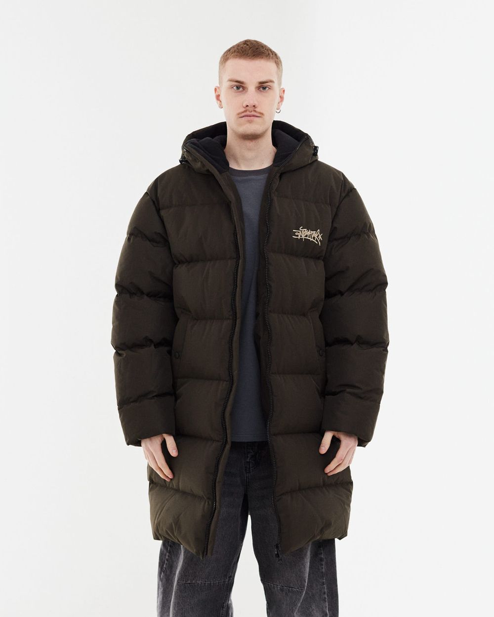 Пуховик Anteater Downlong brown