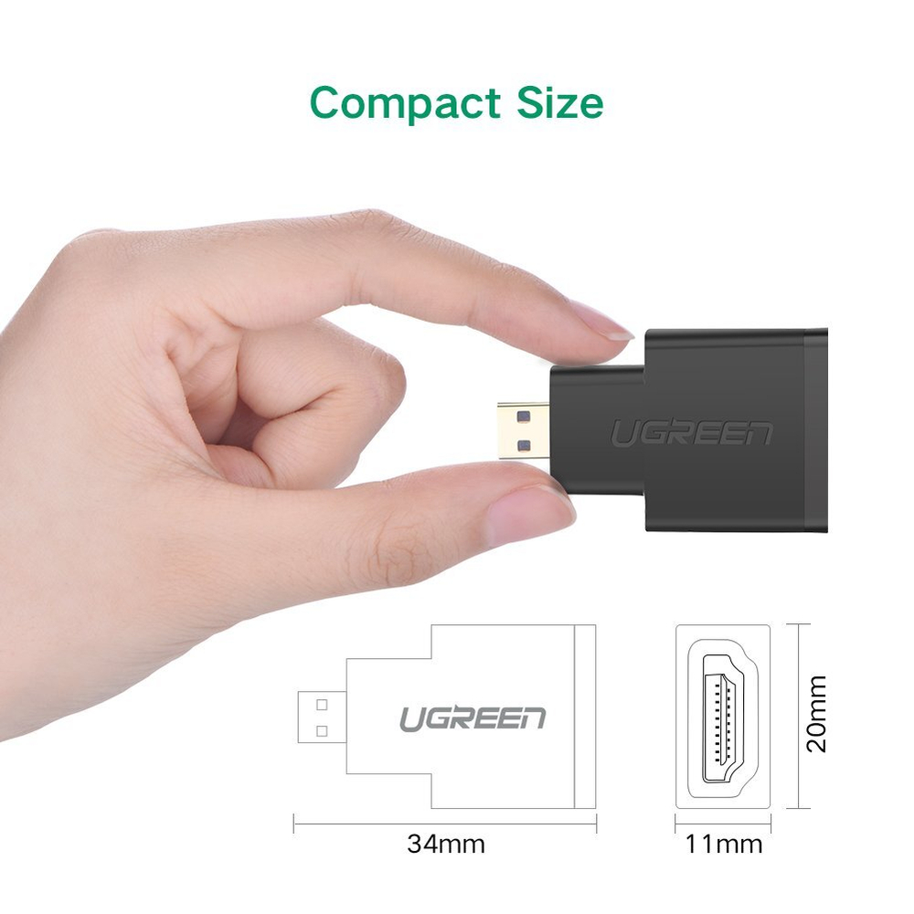 Переходник HDMI - micro HDMI UGREEN 20106