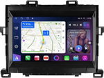 Магнитола для Toyota Alphard H20, Vellfire 2008-2014 (с JBL) - FarCar GX9-9536B монитор 9.5" 2K QLED на Android 14, TS20, 6+128Гб, CarPlay, 4G SIM-слот