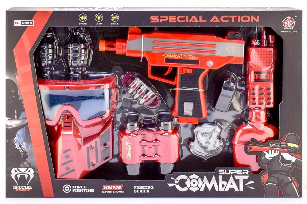 Набор оружия Спецслужб, коробка HY7013-8