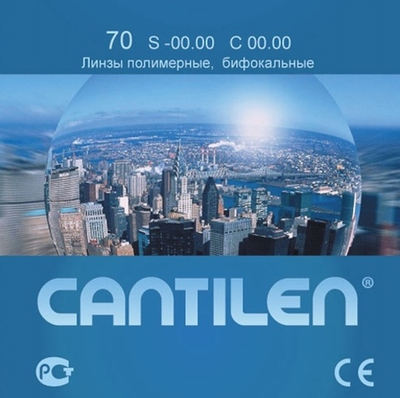 Линза для очков Cantilen бифокальные 1.50 (пара)