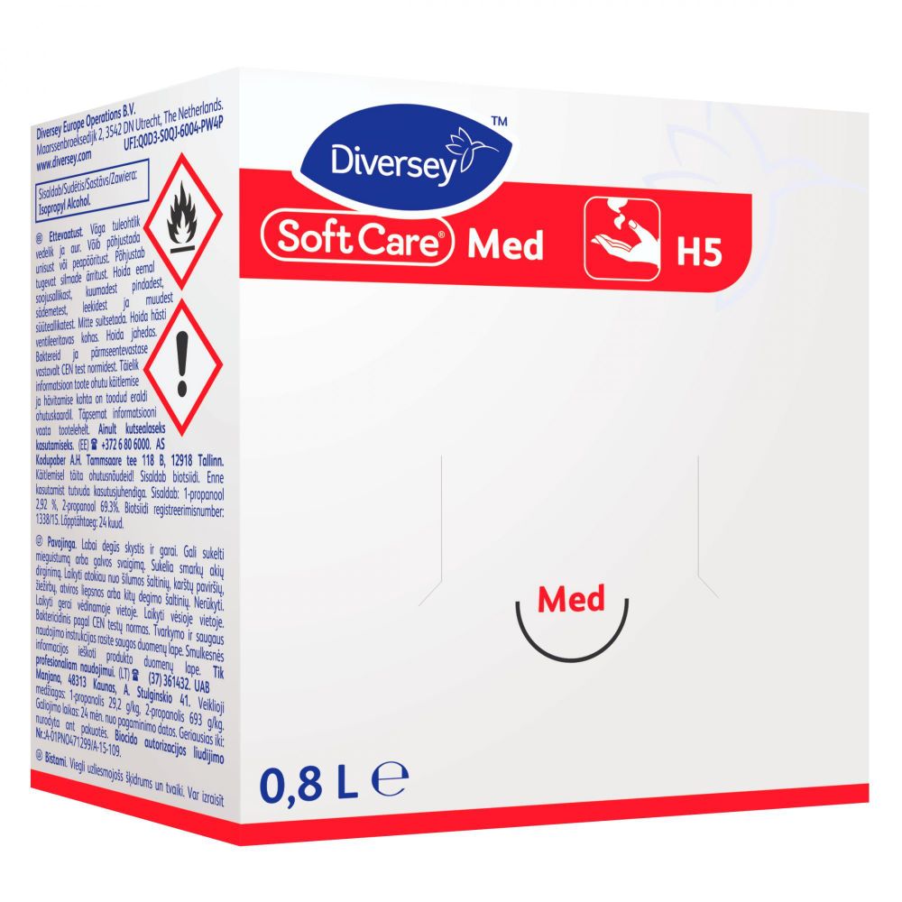Soft Care Med кожный спиртовой антисептик 0,8 л