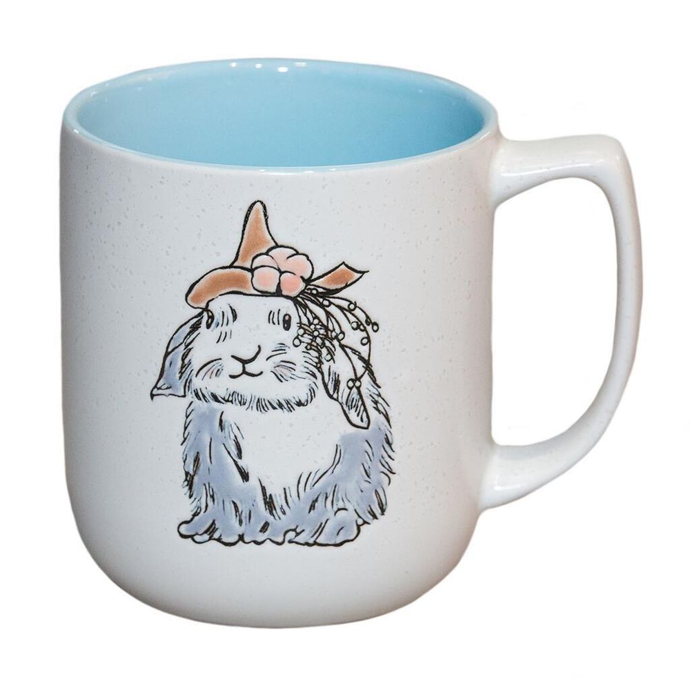 Кружка 500 мл белая " " голубая внутри P.L. Proff Cuisine