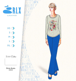 RELAX MODE - Женская пижама с брюками - 3003