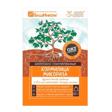 Биопрепарат "Кормилица Микориза" (для корней) 50г "Башинком"