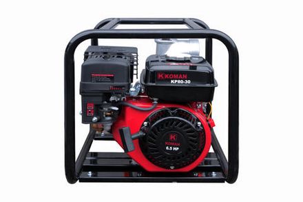 Мотопомпа бензиновая KOMAN KP80-30 - для чистой воды [80 мм | 60 м³/ч | 1000 л/мин]