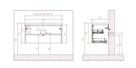 Тумба с раковиной BelBagno KRAFT 70 2C-SO/BB700ETL Rovere Tabacco