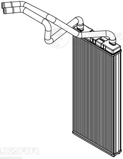 LRh 3036 -  Радиатор отопителя для Sitrak C7H Max (23-)