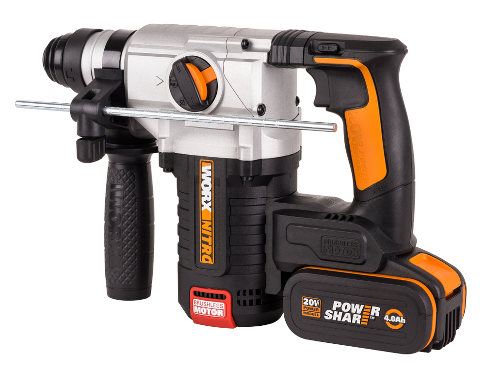 Перфоратор аккумуляторный бесщеточный WORX WX380.9