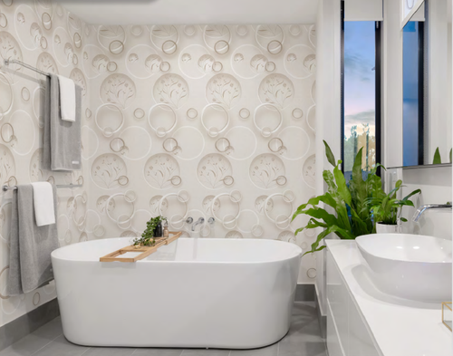 Панель ПВХ термопечать Орбиты сепия 406 2700х250 мм