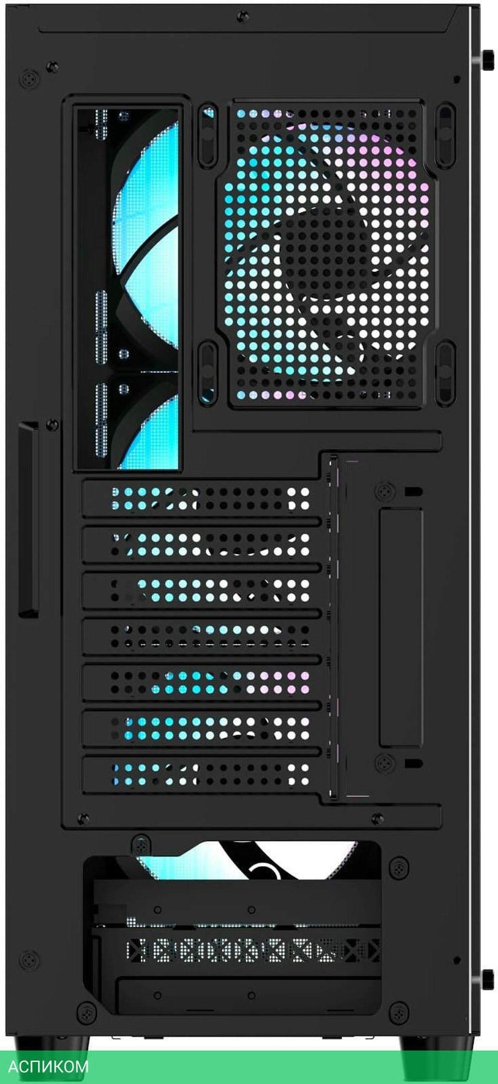 Корпус Ocypus Gamma C70 ARGB без БП Black (Gamma-C70-BKG400XX-GL)