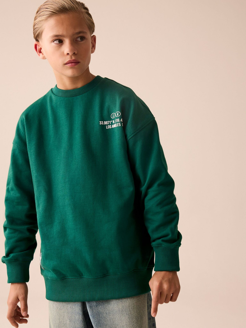 Толстовка для мальчика Next E43-874, Зеленый