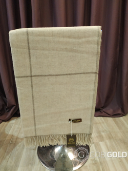 Плед из 100% шерсти ягненка 150x200 см. (MONGOLTEXTILE) - MT178