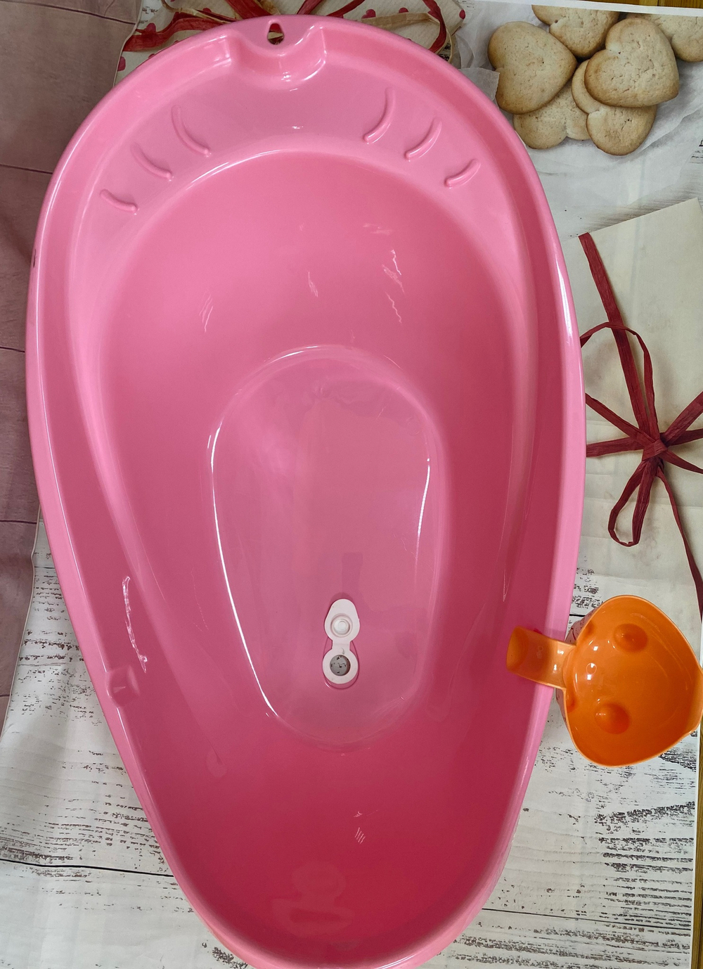 Ванна детская БУЛЬ-БУЛЬ с ковшом РАДИАН, со сливом