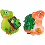 Магнит «Весёлая змейка» 5*6,5 см, микс