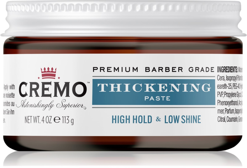 Cremo Hair Styling Paste Thickening - паста для укладки /   113  g  / GTIN 853382004896