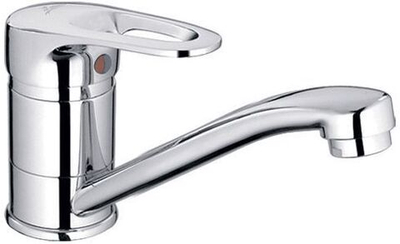 смеситель кухня LEDEME картридж д.40мм излив L-15см цинк L4568-B