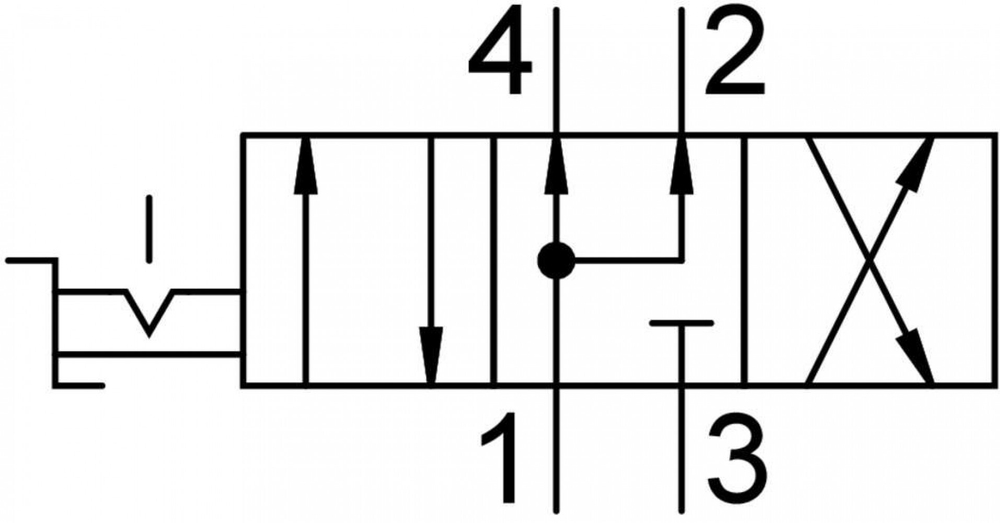 VHER-H-B43U-B-G12 Распределитель с ручным управлением