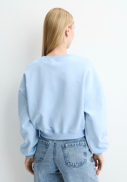 Свитшот Купидон голубой