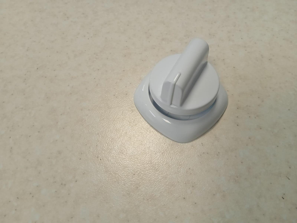 Ручка конфорки газ плиты Gefest белая