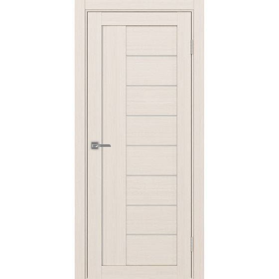 Купить Межкомнатная дверь экошпон Турин 524.21 ясень перламутровый остеклённая