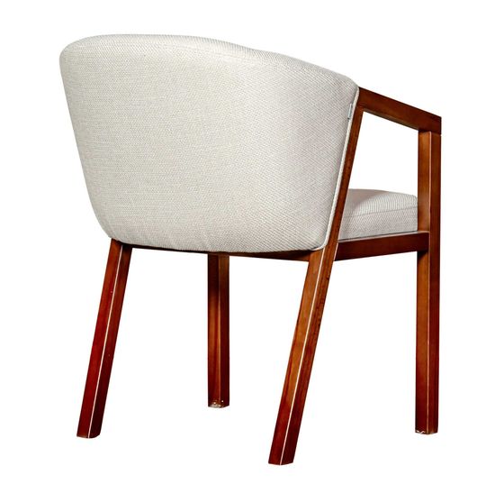 Стул Fly старинный орех, ткань VT Florida cream