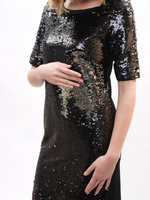 Платье женское в пайетках