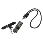 Hoco X126 Experto PD30W зарядный дата кабель ремешок Lightning (L=0.35M) (metal grey)