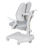 Эргономичное кресло Fundesk Estate Grey с подлокотниками