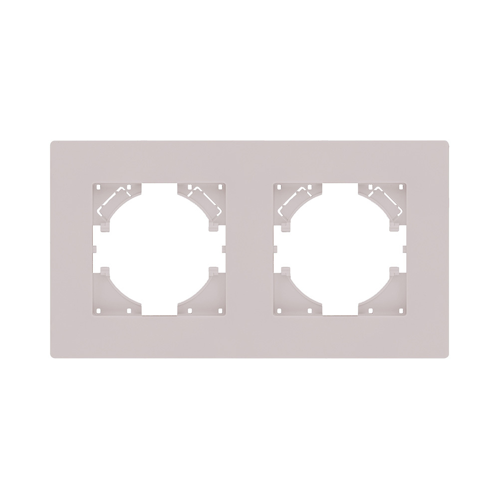 Рамка 2-постовая, кашемир матовый Kollinger Aspekt AT2CM