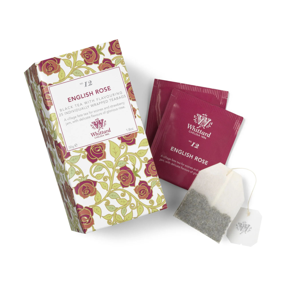 Whittard of Chelsea 1886 Набор чая с печеньем The English Rose Collection 3шт