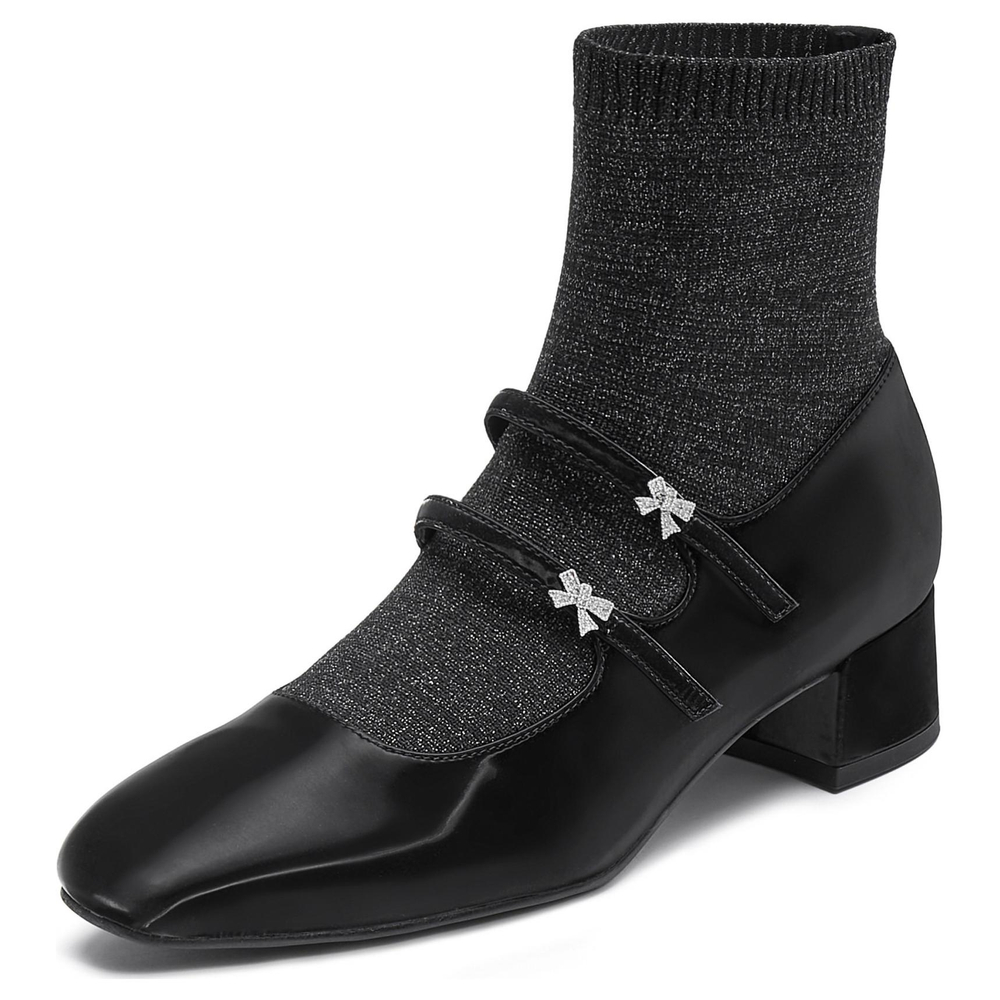 Joypeace Stretch & Sock Boots Women"s Black