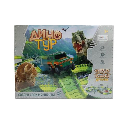 Игра-ходилка "Динотур" карточки, фишки, кубики (ND Play)