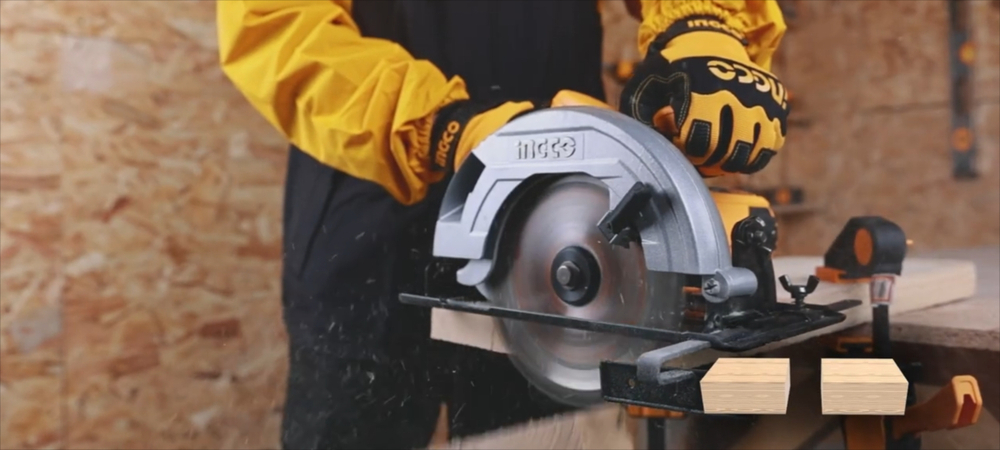 Циркулярная пила INGCO CS18538 INDUSTRIAL 185х20 мм 1,4 кВт