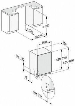 Встраиваемая посудомоечная машина Miele G 7560 SCVi