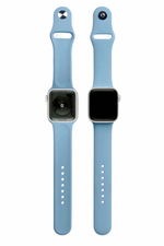 Ремешок силиконовый Sport для Apple Watch 42/44 мм, на кнопке (в ассорт.)