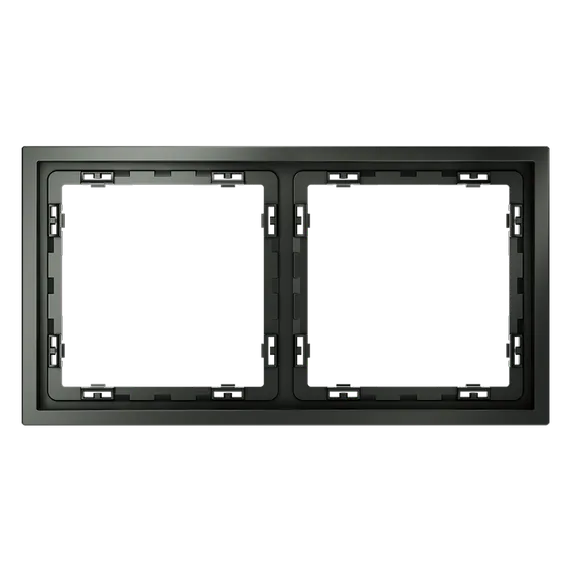 Рамка пластиковая VOLTUM S70 на 2 поста, (титан)
