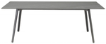 Стол ламинированный раздвижной Scab Design Squid Extendable, антрацит, сланец