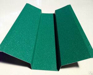 Планка ендовы верхняя  76х76мм., полиэстер матовый