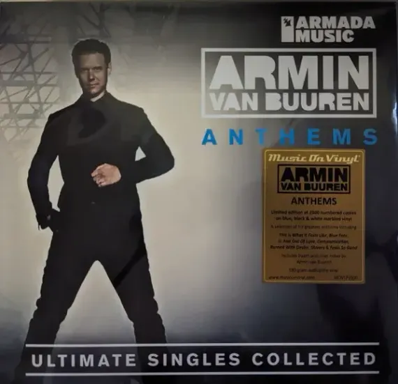 Armin van Buuren - Anthems (Ultimate Singles Collected) - Coloured Blue, Black & White 2LP