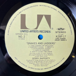 Винтажная виниловая пластинка LP Gerry Rafferty Snakes And Ladders (Japan 1980) (Obi)